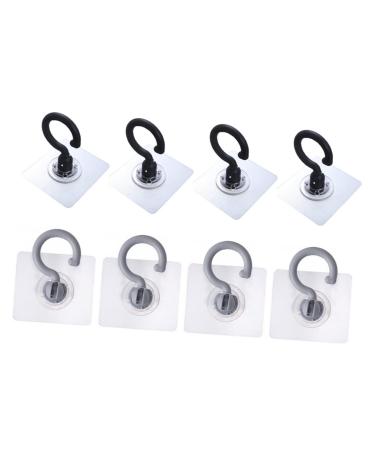 Alipis 16 Pcs Multifunctional Sticky Hook Coat Mounted Wall Storage Organizer Wall Hooks The Sign