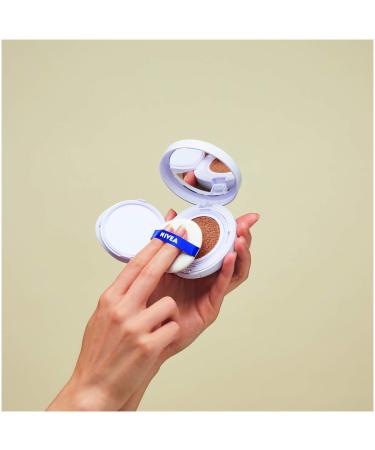 NIVEA 3in1 Anti-Age Care Cushion - Natural Tint & Moisture for Medium Skin | 15ml - International Shipping Available - Buy Online on SooperMarket.com