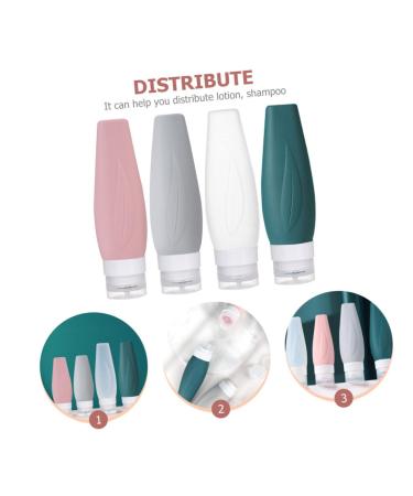 Flexible Silicone Squeeze Bottles Set - Travel Toiletries & Makeup Storage - Ideal for Lotion and Cosmetics - Buy Online on SooperMarket.com