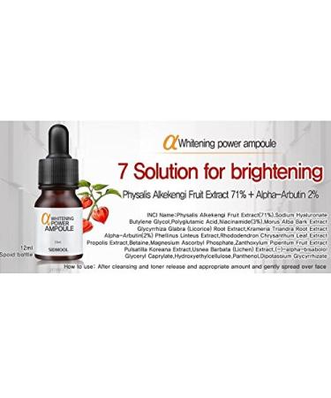 Buy Alpha Whitening Power Ampoule 12ml - Brighten Your Skin | International Shipping Available - Buy Online on SooperMarket.com