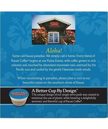Kauai Coffee Na Pali Coast Dark Roast Pods - 12 Count Pack - 100% Arabica for Keurig - Buy Online on SooperMarket.com