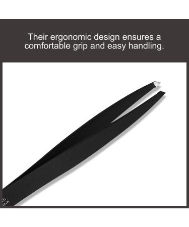Deborah Lippmann Tweezers Slant Pointed | Precise for Plucking Eyebrows Splinters Hair Removal Shape | Easy to Use Professional Stainless Steel - Buy Online on SooperMarket.com
