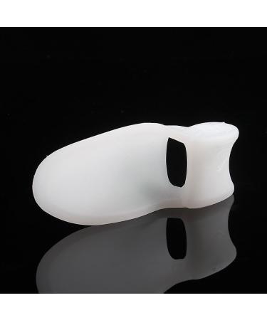 Bunion Cushion Protector 1 Pair - Silicone Toe Spreader & Straightener for Women Men | White Bunion Corrector Foot Pad - Buy Online on SooperMarket.com