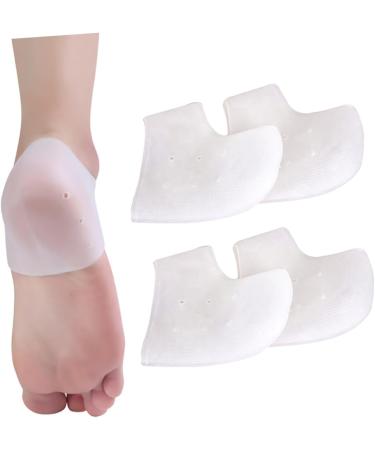 FOMIYES 5 Pairs Anti-Cracking Heel Socks Crack Heel Gel Socks Hydrating Socks High Heel Socks Vented Moisturizing Gel Heel Socks Silicone Protective Sleeve Foot Moisturizing Socks White - Buy Online on SooperMarket.com