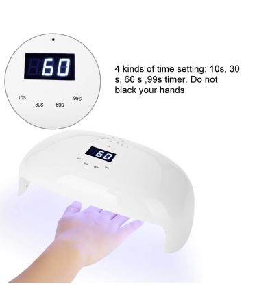 78W UV LED Nail Lamp - Automatic Sensor & Fan Dual Light Nail Dryer for Home & Salon - EU Shipping Available - Buy Online on SooperMarket.com