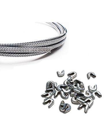 Spiral Metal Boning - 10 Yards, 1/4" + 24 Tips