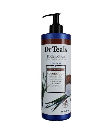 Dr Teal's Coconut Oil Body Lotion 18 oz - Hydrating Moisturizer by Dr Teal's - Buy Online on SooperMarket.com