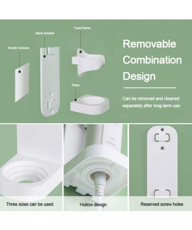 Chepl Electric Toothbrush Holder - 6-Piece Self-Adhesive Wall Bracket for Bathroom & Kitchen - No Drilling Needed - Buy Online on SooperMarket.com