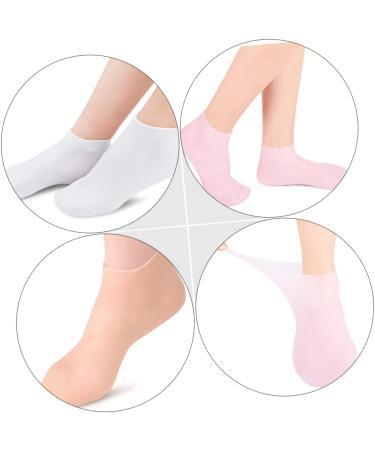 Healeved 3pairs Moisturizing Socks Foot Protective Socks Moisturizing Foot Covers Socks for Cracked Feet Silicone Women s Socks Moisturizing Foot Socks High Heels Girl Child Sebs Elastic 23x9.5cm - Buy Online on SooperMarket.com