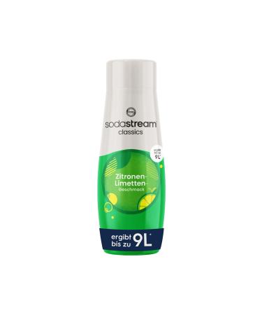 SodaStream syrup lemon-lime 1 bottle makes 9 liters of ready-to-drink beverage prepared in seconds and always fresh 440 ml