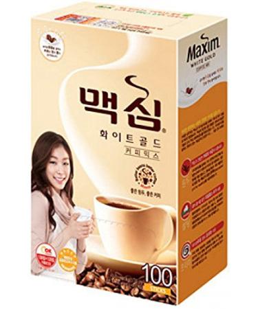 Maxim White Gold Instant Coffee - 100pks (Packaging May Vary)