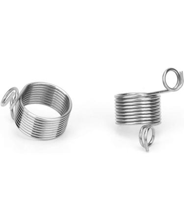 JOYUETLAN Stainless Steel Yarn Guide Knitting Thimble - 2 Piece Set for Crafts - Knitting Accessories Tool - Buy Online on SooperMarket.com