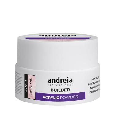 Andreia Professional Acrylic Builder Powder for Nail Extensions - Self Levelling Durable Long Lasting - Salon Quality - Cover Pink 20g Powder Cover Pink 20g