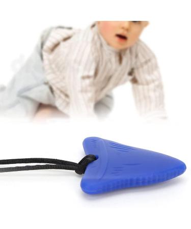 Food Grade Silicone Chew Necklace for Boys and Girls - Cute Teething Pendant Toy (Blue) - Buy Online on SooperMarket.com