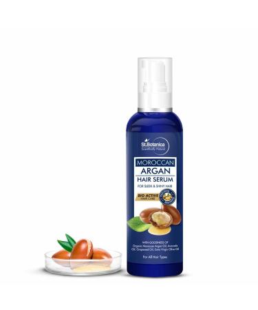 StBotanica Moroccan Argan Hair Serum - Nourishing Frizz Control with USDA Organic Argan Oil | 120ml Shop Internationally - Buy Online on SooperMarket.com