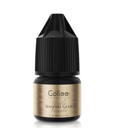 DIY Cluster Lash Glue Eyelash Extension Glue 3-4 Sec Drying/(0.1fl.oz / 3ml)/Low Humidity Eyelash Glue for Sensitive Eyes
