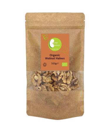 Organic Walnut Halves - Certified Organic - by Busy Beans Organic (500g)