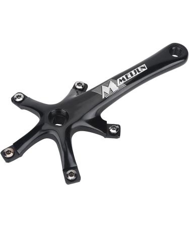 Keenso 170mm Bike Crank Arms - Universal Aluminium Alloy Single Crankset - for Mountain and Road Bikes - Black - Buy Online on SooperMarket.com