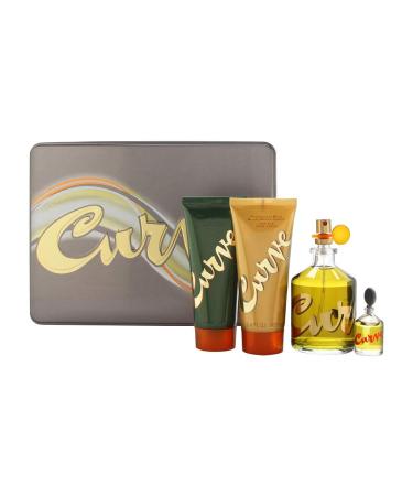 Liz Claiborne Curve Men Gift Set (Spray Skin Soother Hair and Body Wash)