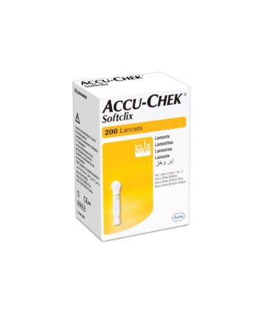 Accu Chek Softclix Lancet, Pack of 200 (Multicolor)