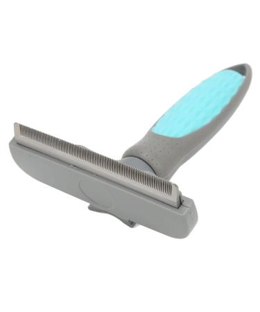 Uproot Cleaner Pro Reusable Cat Hair Remover Double Sided Shedding Pet Grooming Brush Dematting Undercoat Rake Comb for Pets Blue-S 16x5.5cm/6.3x2.2in
