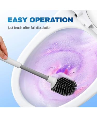 Vacplus Toilet Bowl Cleaners - Fizzy Lavender-Scented Cleaning Cubes | Natural Deodorizing 12 Pack for Sparkling Toilets - Buy Online on SooperMarket.com