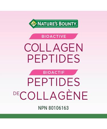 Nature's Bounty Bioactive Collagen 2500mg Peptides Helps Reduce Wrinkles Clinically Studied 150 Count - Buy Online on SooperMarket.com