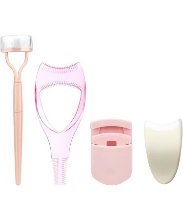 3 In1 Eyelashes Tools Mascara Shield Guard Cosmetic Eyelash Applicator Eyelash Comb Upper Lower Eye Lash Helper Tool Eyelash Curler Cosmetic Tool for Women Girls - Buy Online on SooperMarket.com
