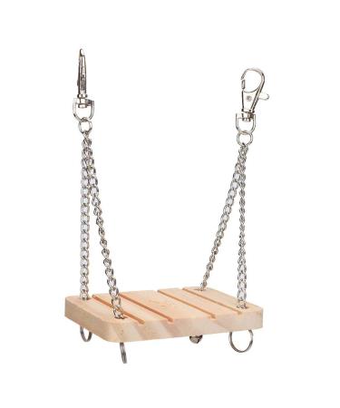 Hamster swing hamster toy hamster accessories pet hanging bed hamster wood swing wood pet hamster swing hanging bed for hamster racing mouse guinea pig chinchilla