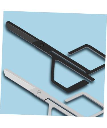 Professional Nose Hair & Eyebrow Scissors | Vibrissac Trimmer - 9.7x4.6cm Silver for Precision Grooming | International Shipping Available - Buy Online on SooperMarket.com