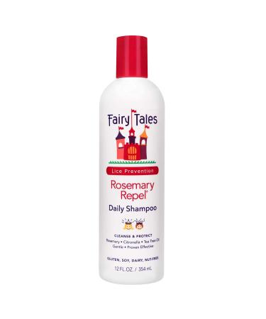 Fairy Tales Rosemary Repel Lice Shampoo- Daily Kids Shampoo for Lice Prevention  12 Fl. Oz (Pack of 1)