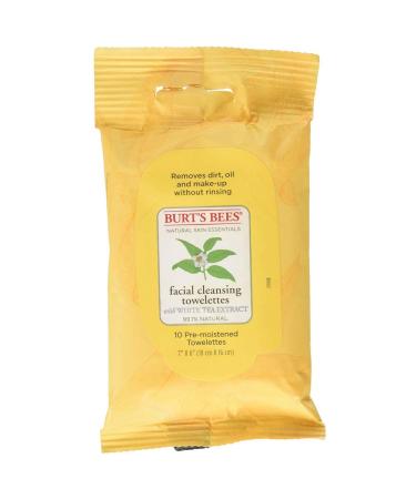 Burt's Bees Facial Cleansing Towelettes - 10 Towelettes per Pack (Value Pack of 3) - Buy Online on SooperMarket.com