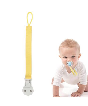Jomewory pacifier holder baby birthday gift for young girls modern and stylish pacifier clips robust and durable pacifier holder made of sewn fabrics soft washable simple