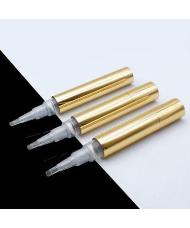 Minkissy 4-Piece Cosmetic Bottle Brush Tip Set - Empty Gel Nail Polish and Oil Pencil Containers with Aluminum Tube for Cosmetics & Airspace Monitoring - Buy Online on SooperMarket.com