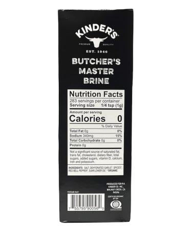 Kinder's Organic Turkey Brine and Rub Kit 11.25oz with Brining Bag | Gluten-Free, USDA Organic, Kosher - Buy Online on SooperMarket.com