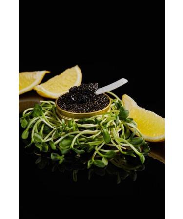 Buy 100g Black Sturgeon Caviar | Siberian Sturgeon Malossol | Tsarine Caviar | Free Express Delivery Worldwide - Buy Online on SooperMarket.com