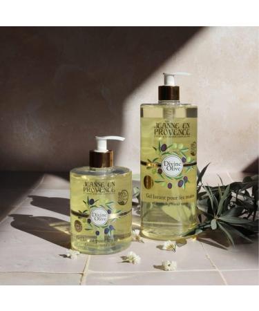 Jeanne en Provence - Hand Wash Gel - Divine Olive - Made in France - 1L - Buy Online on SooperMarket.com