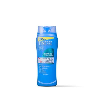 FINESSE Self Adjusting 2 in 1 Texture Enhancing Shampoo and Unisex Conditioner 13 Ounce (I0025928)