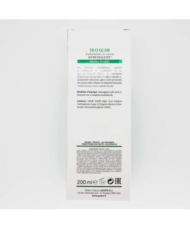 Guam Anticellulite Body Duo Treatment - Cold-Acting Cream for Cellulite & Skin Fat | Made in Italy | 200 ml - International Shipping Available - Buy Online on SooperMarket.com