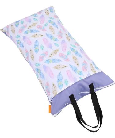 Diaper Bag Waterproof Large Capacity Hanging Wet Dry Cloth Baby Inserts Nappy Laundry Storage Bag for Newborn Infants (EF203) - Buy Online on SooperMarket.com