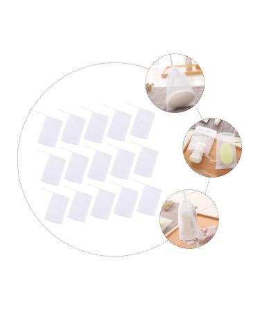 Buy NOLITOY 100 Pcs Soap Bag Foam Net - Mesh Soap Pouch & Saver for Body & Facial - White Shower Loofah - 12x9CM - Perfect for International Shipping - Buy Online on SooperMarket.com