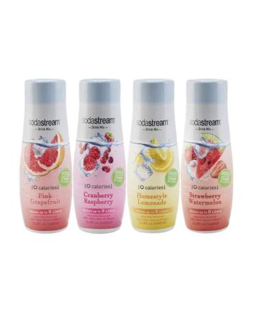 Sodastream Flavor Drink Mix Variety Set! No High-Fructose Corn Syrup, Alcohol Free & 0 Calories! Enhance The Taste Of Your Ordinary Water! Choose From Mix, Diet, Classics or Mocktails! (Mix)
