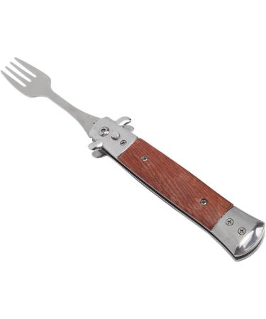 Automatic Spring Fork Foldable Spring Fork Smoothing Surfaces for Camping - Buy Online on SooperMarket.com