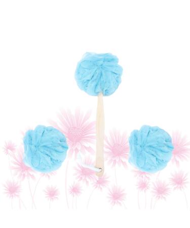 Buy Blue Shower Bath Balls - Soft Solid Color Bath Sponge for Relaxing Bath Time - Buy Online on SooperMarket.com