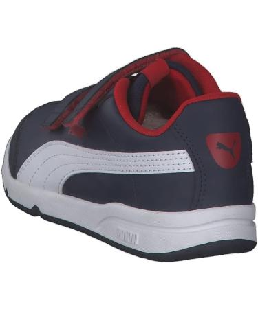 PUMA Kids Stepfleex 2 Sl Ve V Ps Trainers 4 UK Child - Peacoat/White/Scarlet - Buy Online on SooperMarket.com