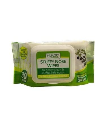 NUAGE STUFFY NOSE WIPES - 30 WIPES