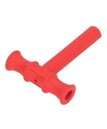 Sensory Chewing Oral Motor Skills Tool | T-Shaped Chewing Tube for Speech Training | Chewing Tubes for Kids & Adults - 8x6 cm Red - Buy Online on SooperMarket.com