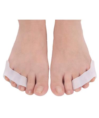 1 pair of silicone toe separators little toe hallux valgus toe correction ball protection
