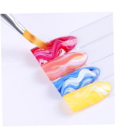 TOSSPER Gradient Drawing Nail Brush - UV Gel Painting Pen with Wooden Handle | Manicure Nail Art Tool - International Shipping Available - Buy Online on SooperMarket.com