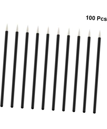 Baluue 100pcs Cosmetics Brush Liquid Makeup Eyeliner Applicator Tool Eye Makeup Eyeliner Liquid Brush White 10X0.5X0.5cm White - Buy Online on SooperMarket.com